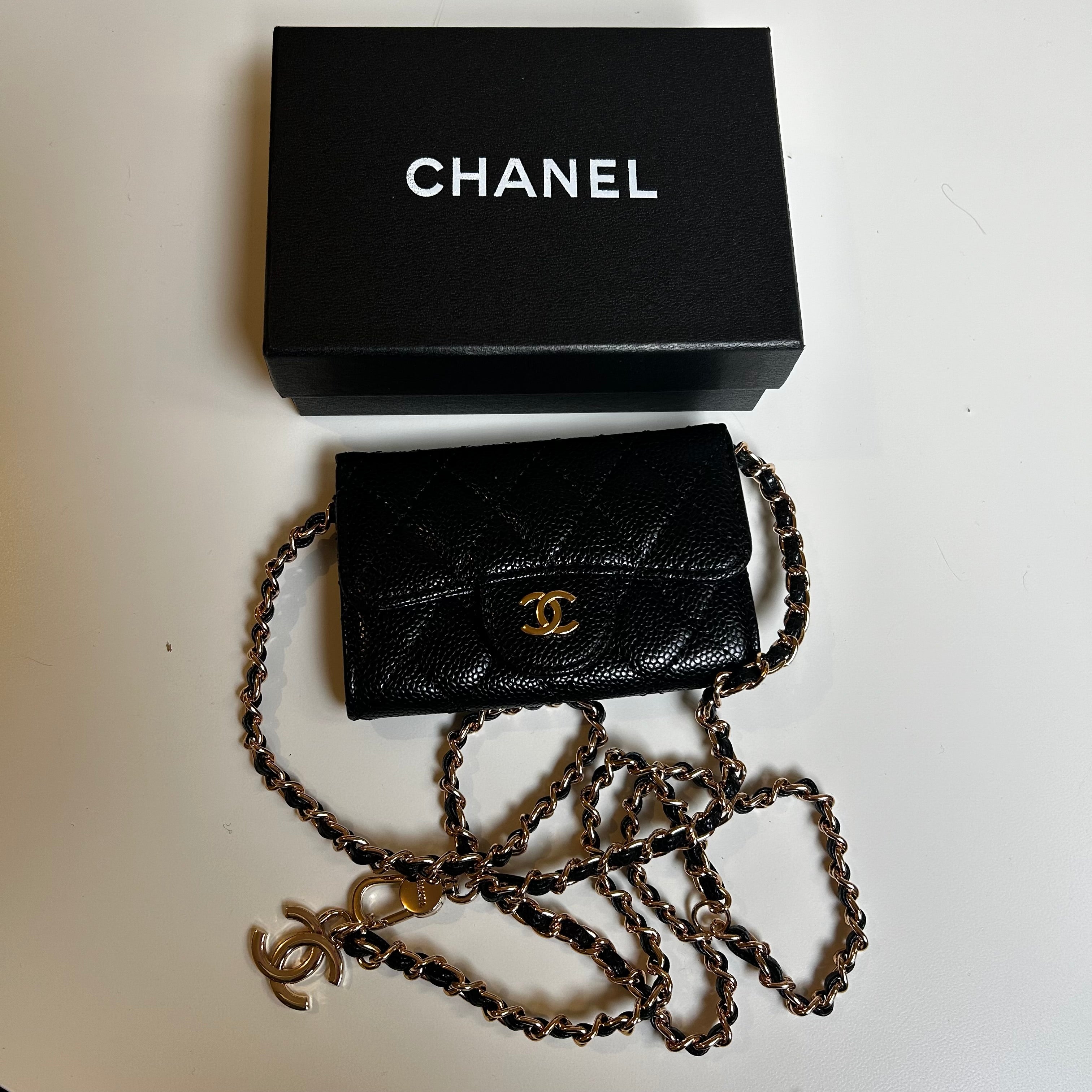 Chacha bag black gold