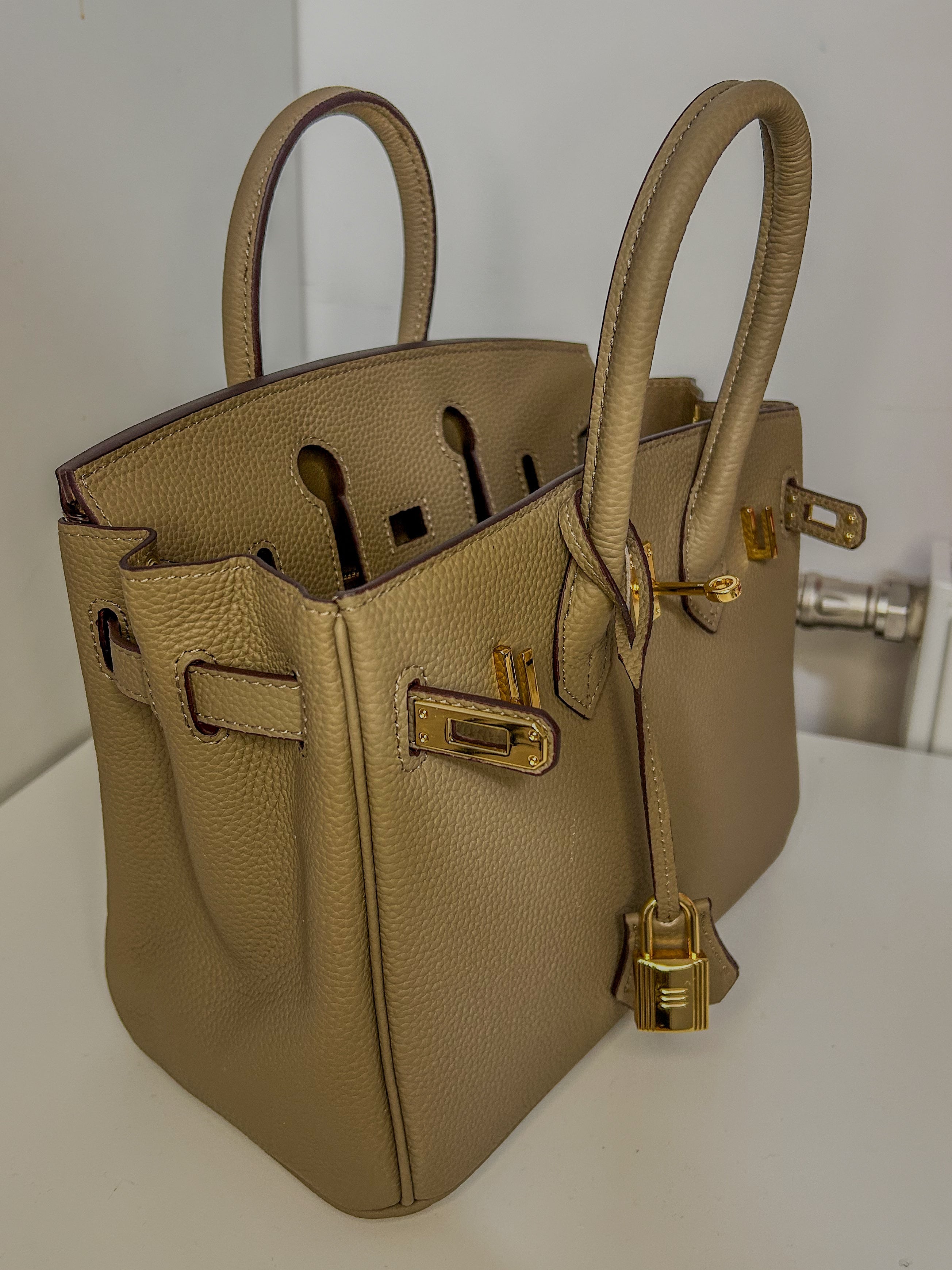 Mimi bag taupe 25 cm