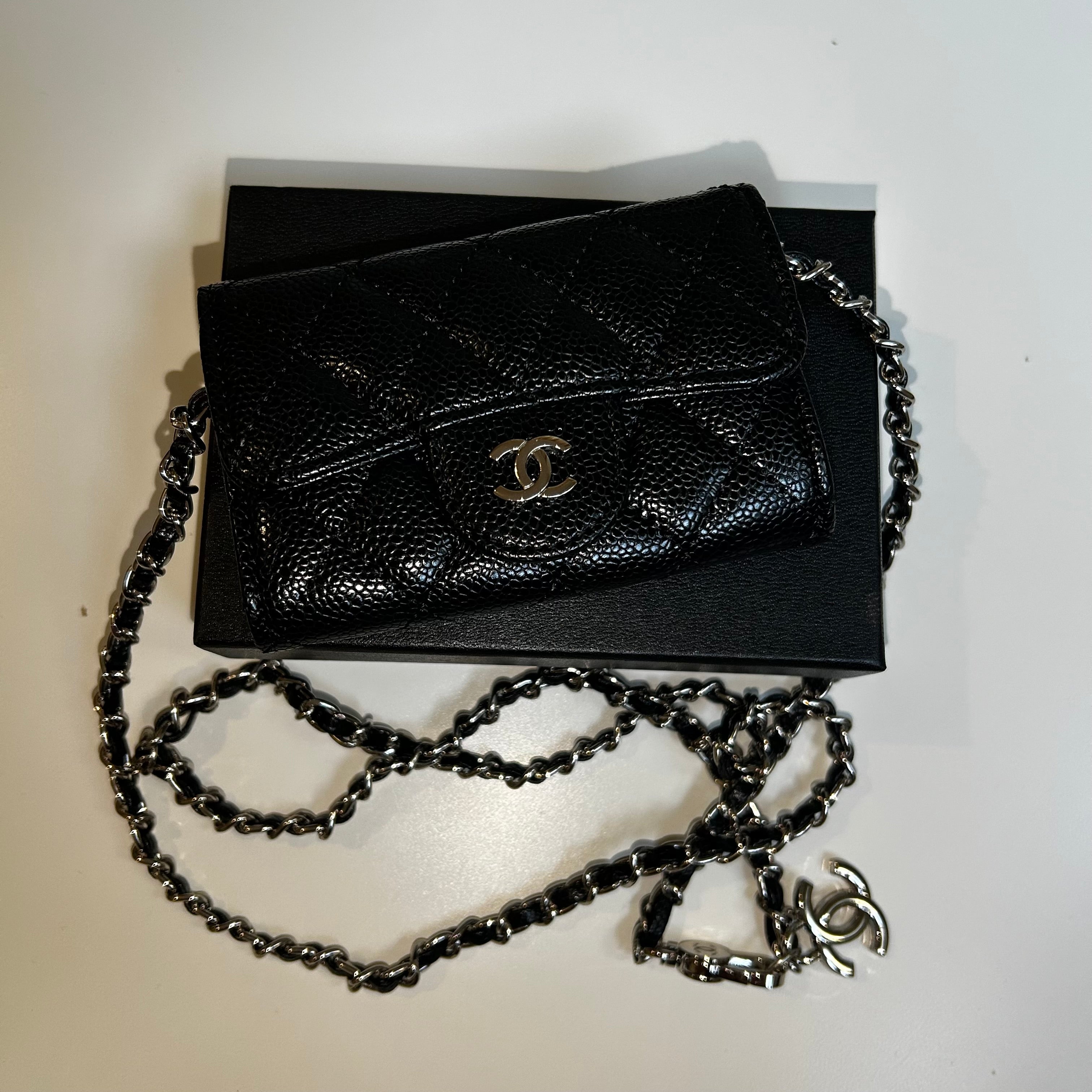 Chacha bag black silver