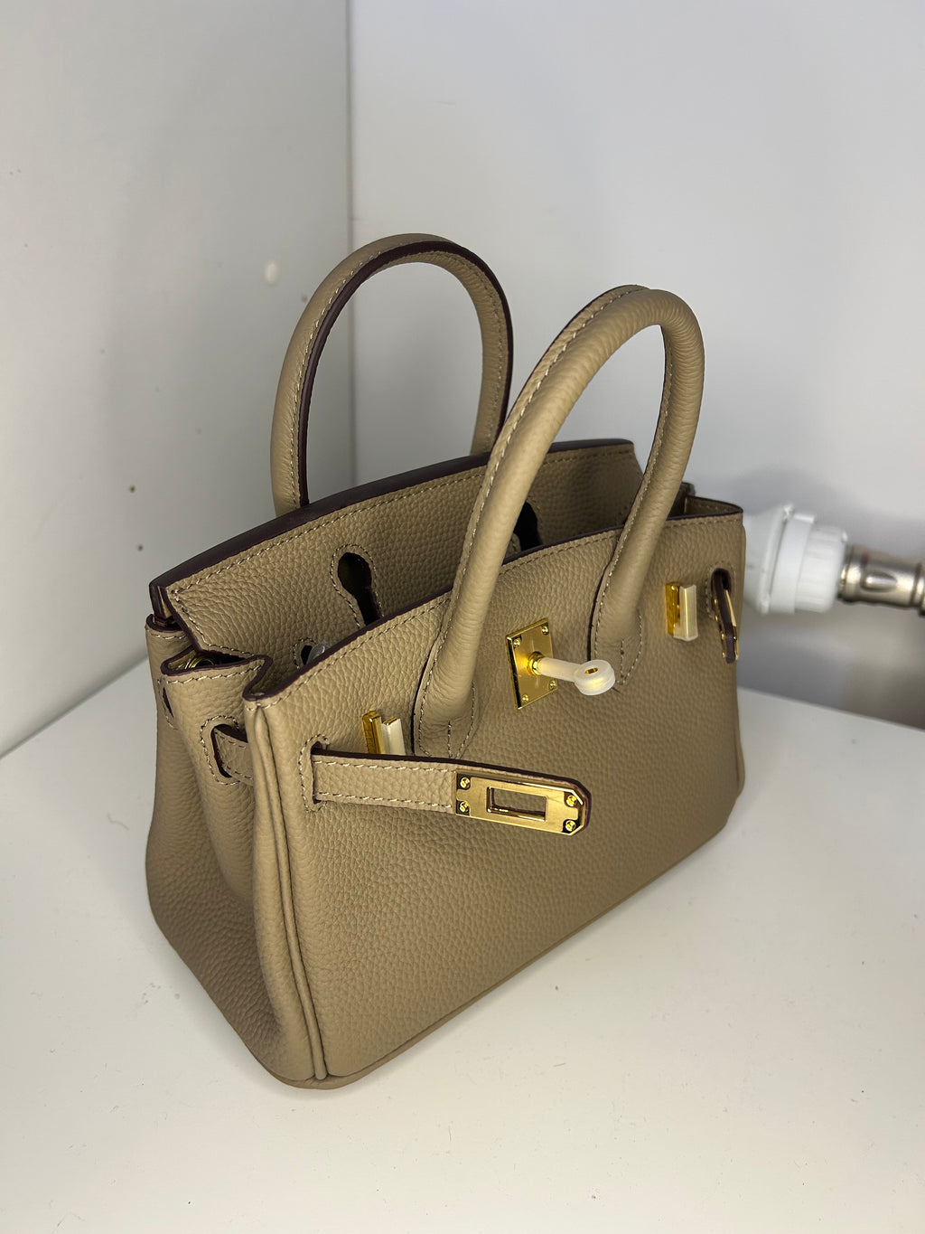Mimi bag taupe 20 cm
