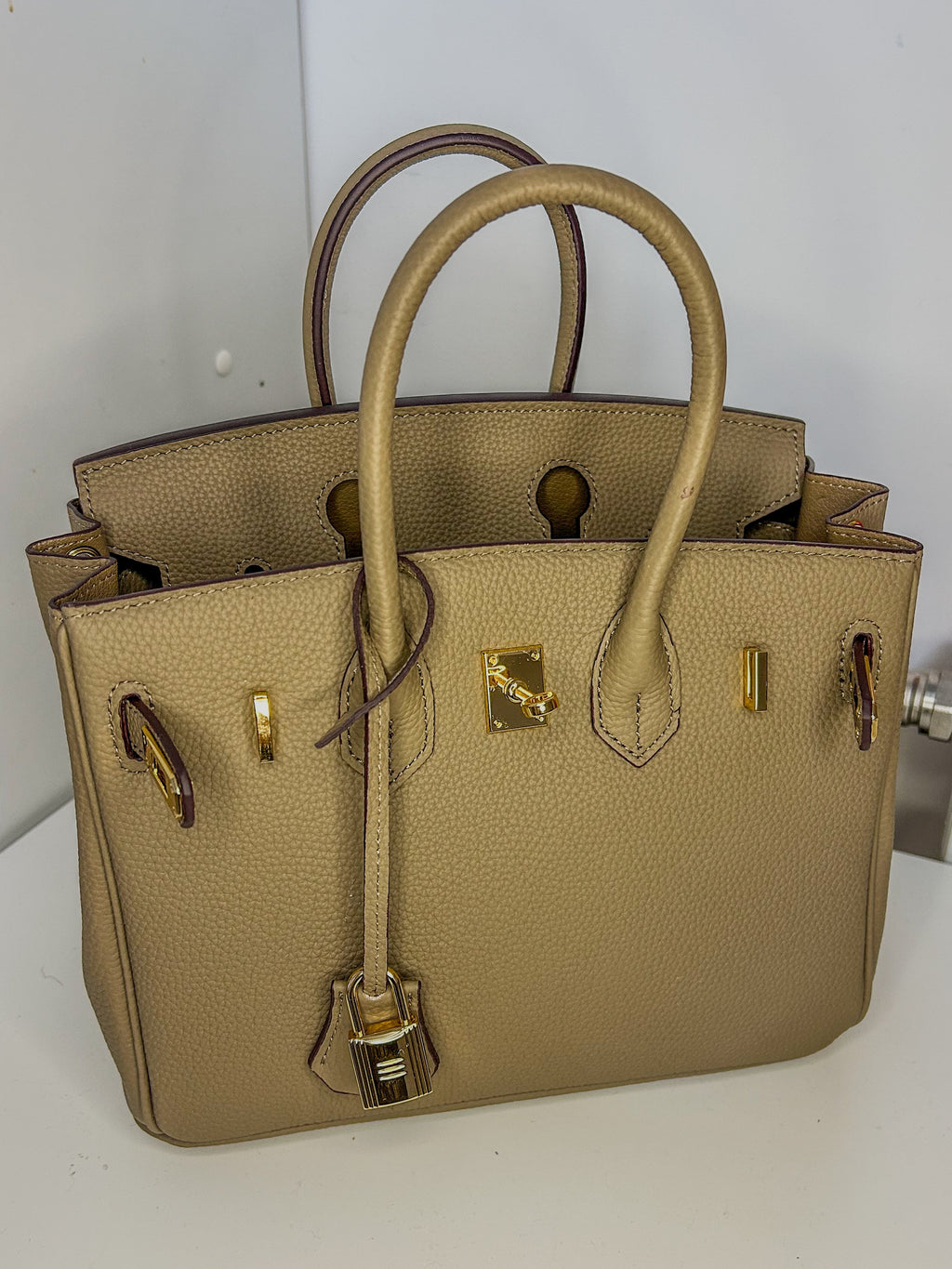 Mimi bag taupe 25 cm