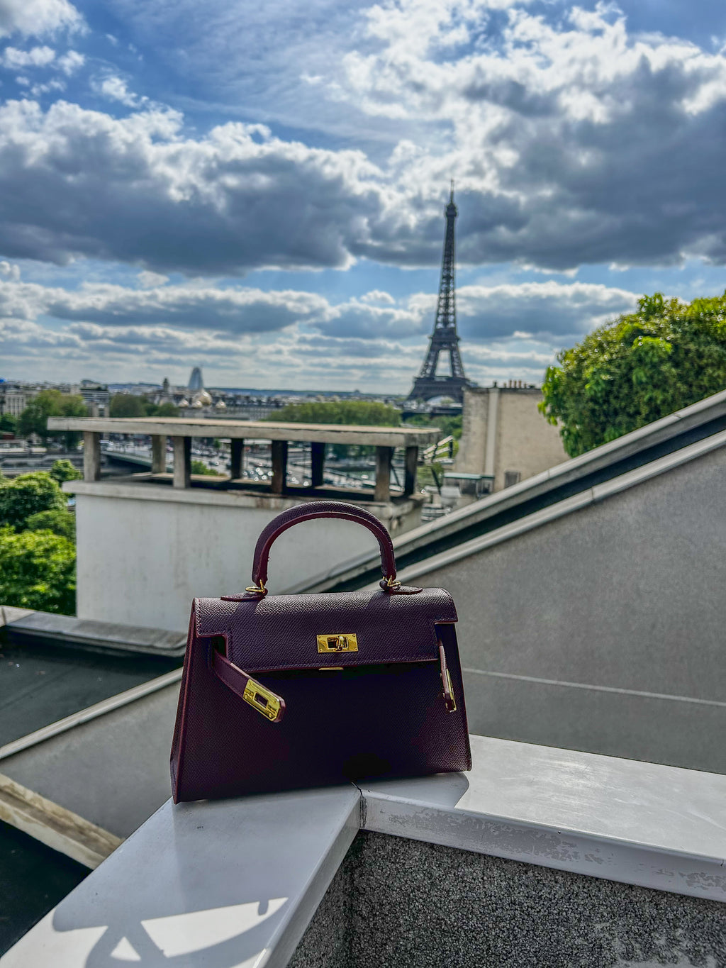 Amhar bag 22 bordeaux