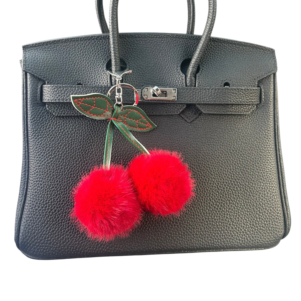 Accessoire sac cerise