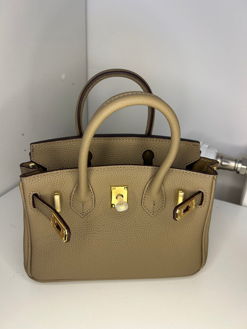 Mimi bag taupe 20 cm