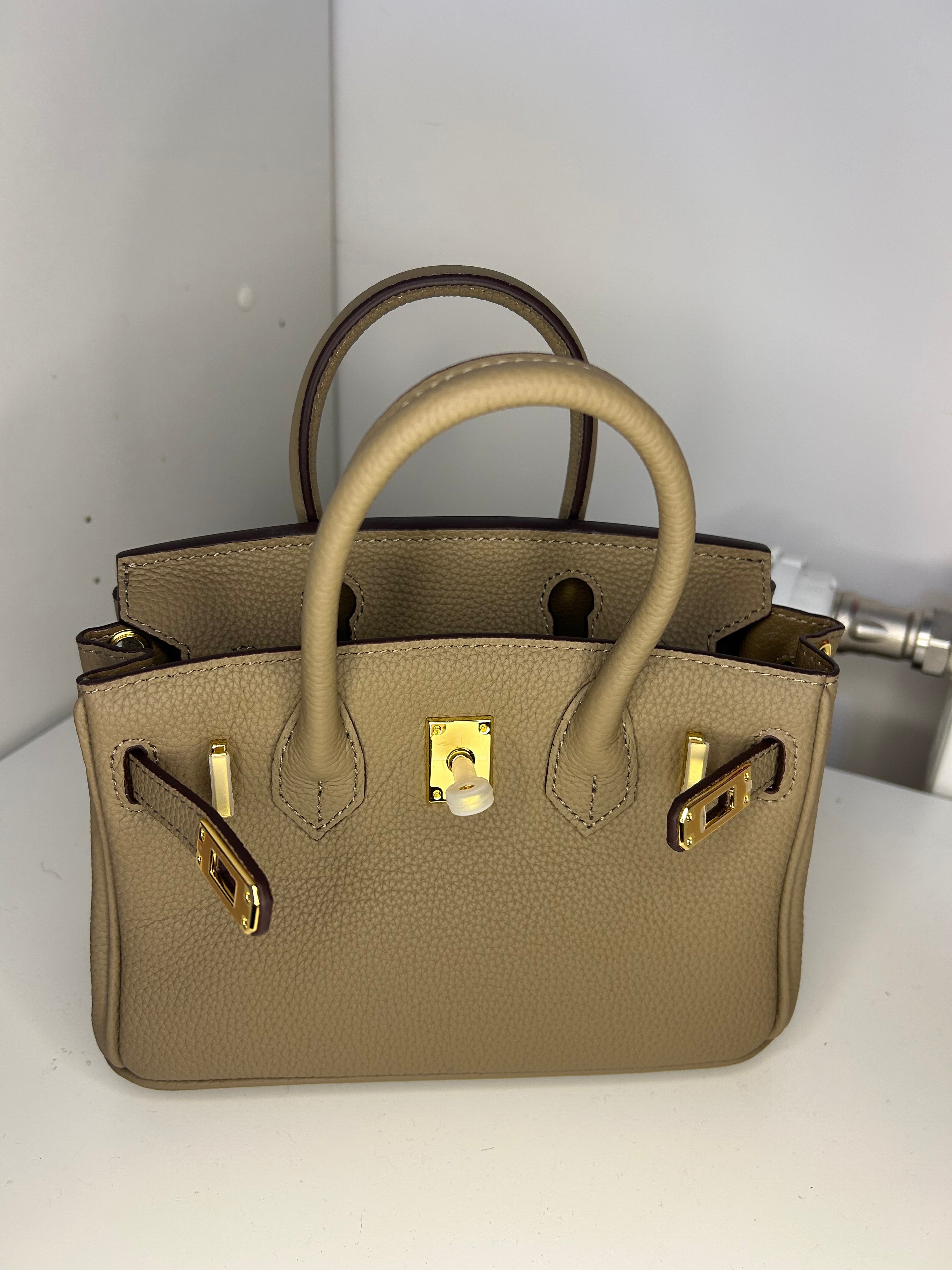 Mimi bag taupe 20 cm