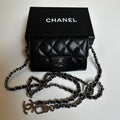 Chacha bag black silver