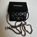 Chacha bag black gold