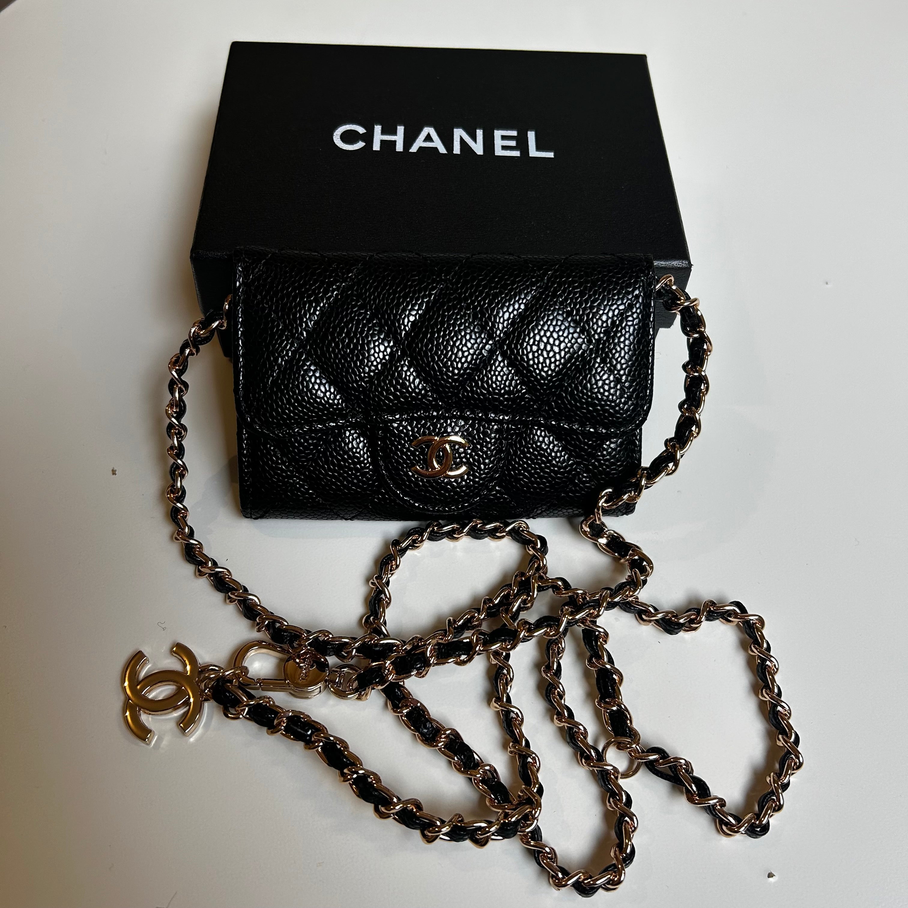 Chacha bag black gold