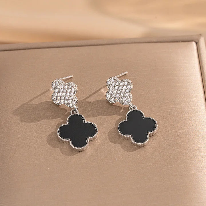 Parure Van strass noir