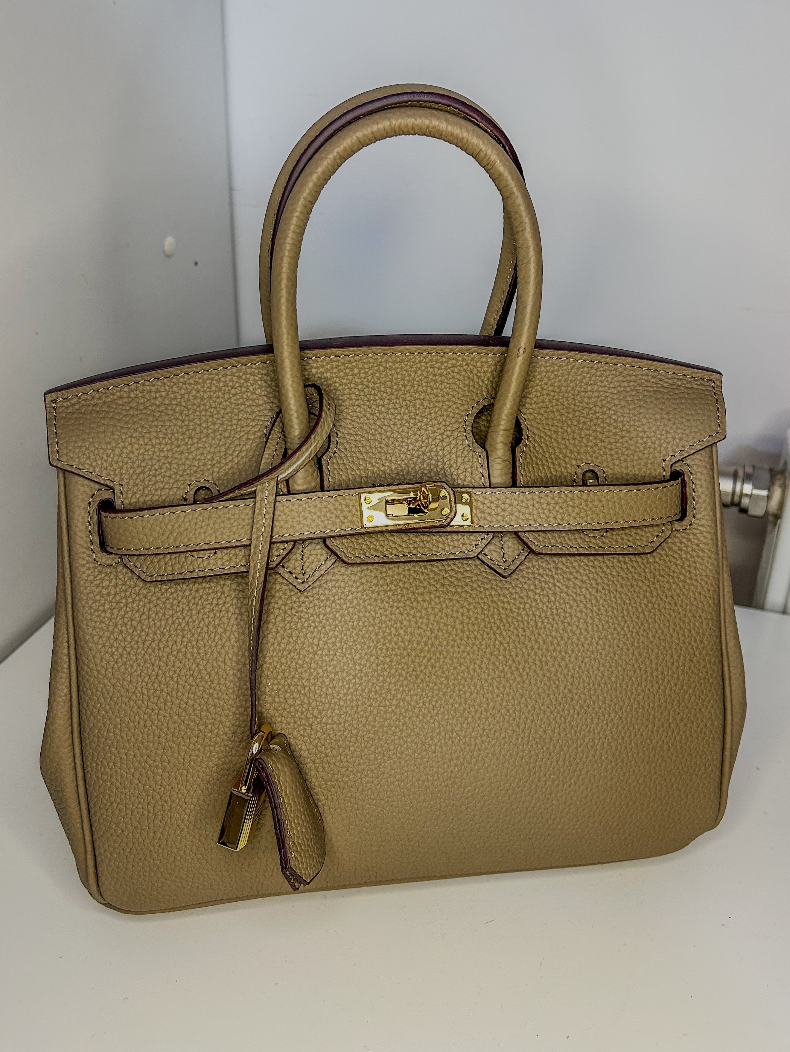 Mimi bag taupe 25 cm